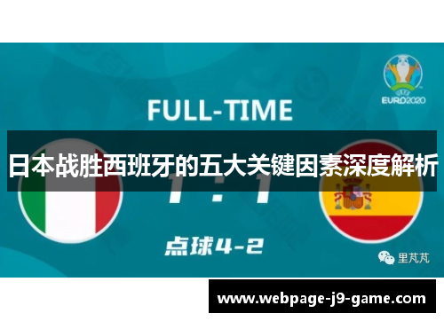 日本战胜西班牙的五大关键因素深度解析 日本战胜西班牙的五大关键因素深度解析